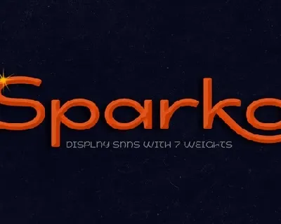 Sparko Family font