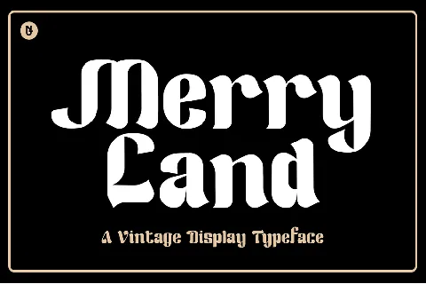 Merry Land font