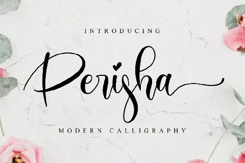 Perisha font