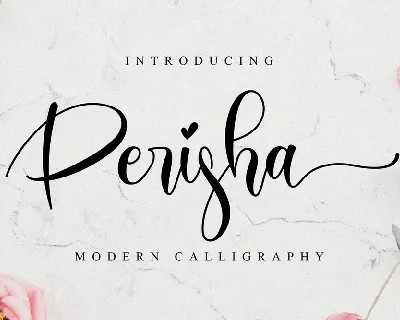 Perisha font