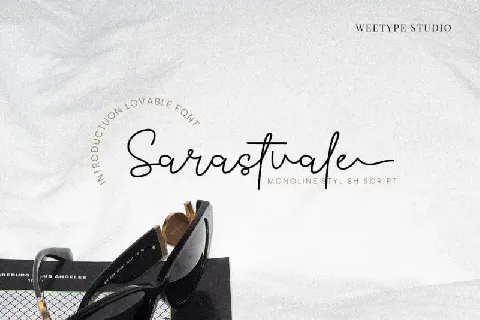 Sarastvale Signature font