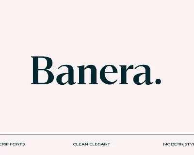 Banera font