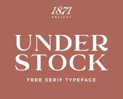 Understock Family font