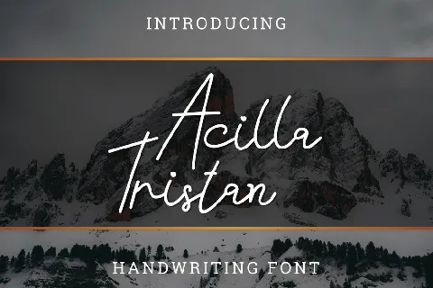 Acilla Tristan DEMO font