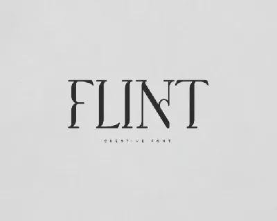 Flint font