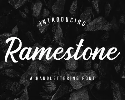 Ramestone font