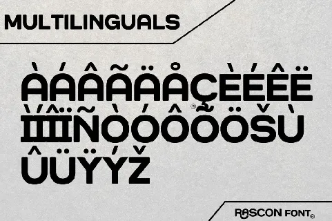 Rascon font