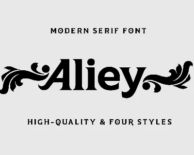 Aliey font