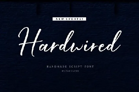 Hardwired Script font