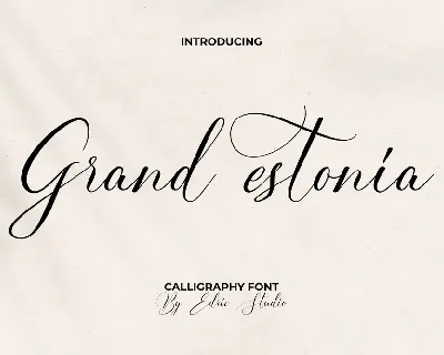 Grand Estonia Demo font