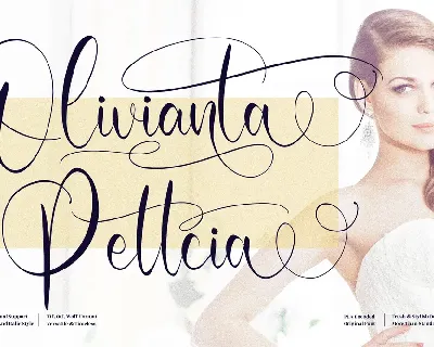 Olivianta Pettcia font