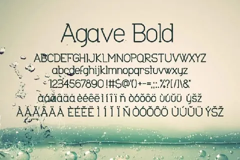 Agave font