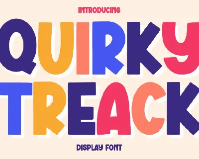 Quirky Treack font