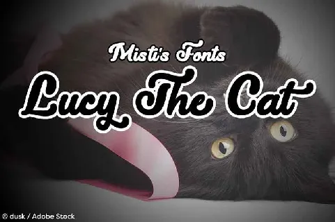 Lucy the Cat Free Download font