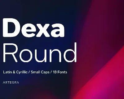 Dexa Round font