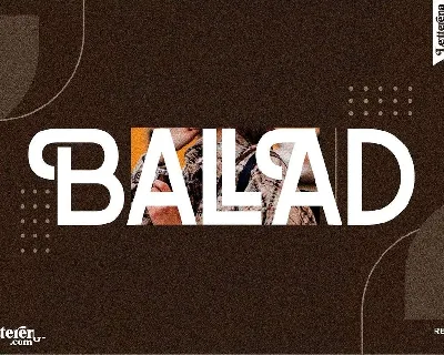 Ballad font