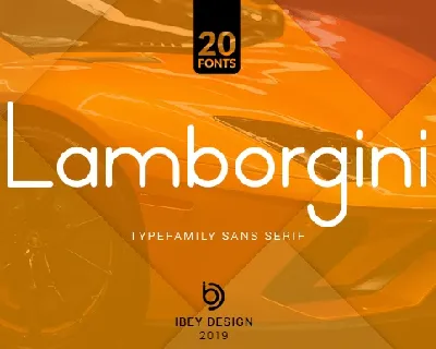 Lamborgini font