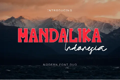 Mandalika Indonesia font