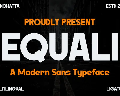 EQUALI font