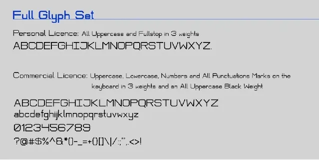 Cybloc font