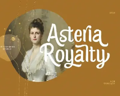 Asteria Royalty Display font