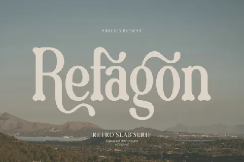 Refagon font