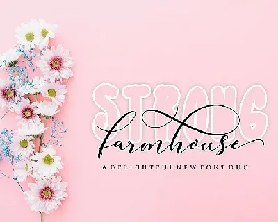 Strong Farmhouse Duo font