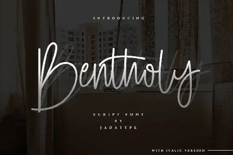 Bentholy font