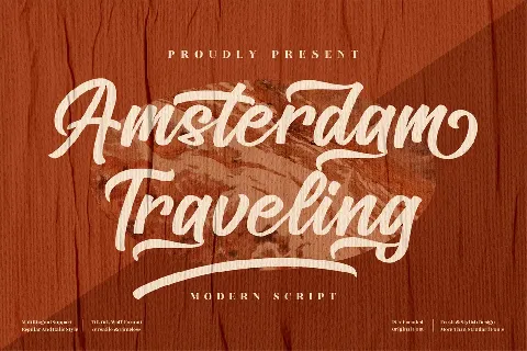 Amsterdam Traveling font