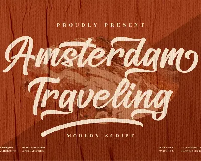 Amsterdam Traveling font