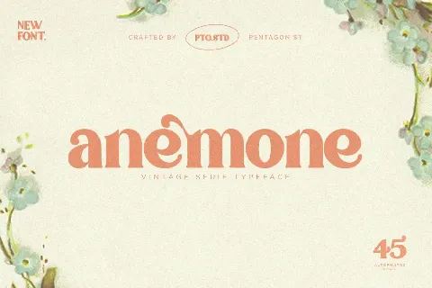 Anemone Demo font