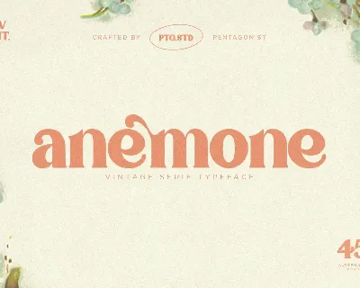 Anemone Demo font