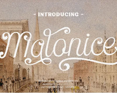 Malonice font