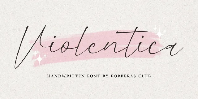 Violentica font