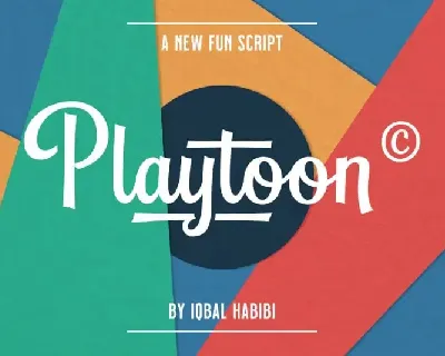 Playtoon – Fun Script font