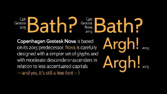 Copenhagen Grotesk Nova Family font