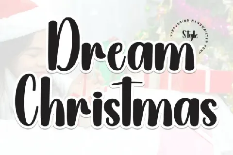 Dream Christmas Display Typeface font