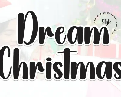Dream Christmas Display Typeface font