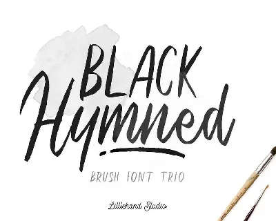 Black Hymned Script Free Download font