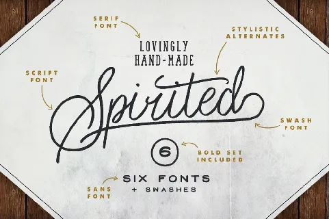 Spirited Family Free font