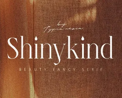 Shinykind font