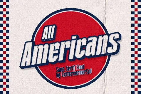 All Americans font