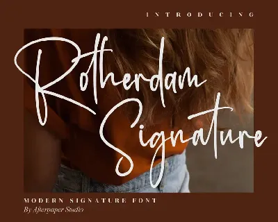 Rotherdam Signature Typeface font