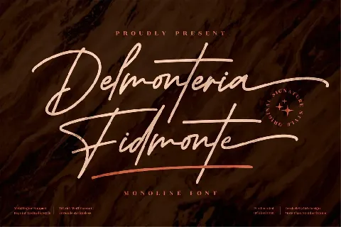 Delmonteria Fidmonte font