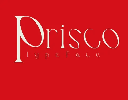 Prisco font