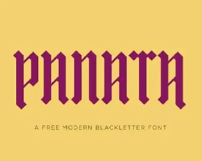Panata Blackletter font
