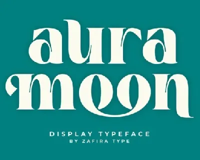 Aura Moon font