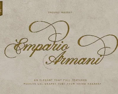 Empario Armani font