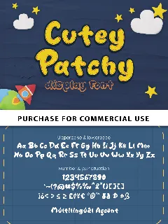 Cutey Patchy font
