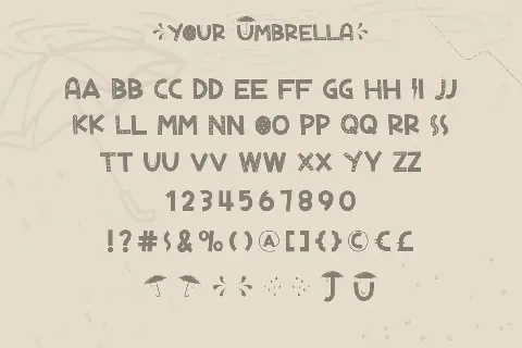 Your Umbrella Demo font